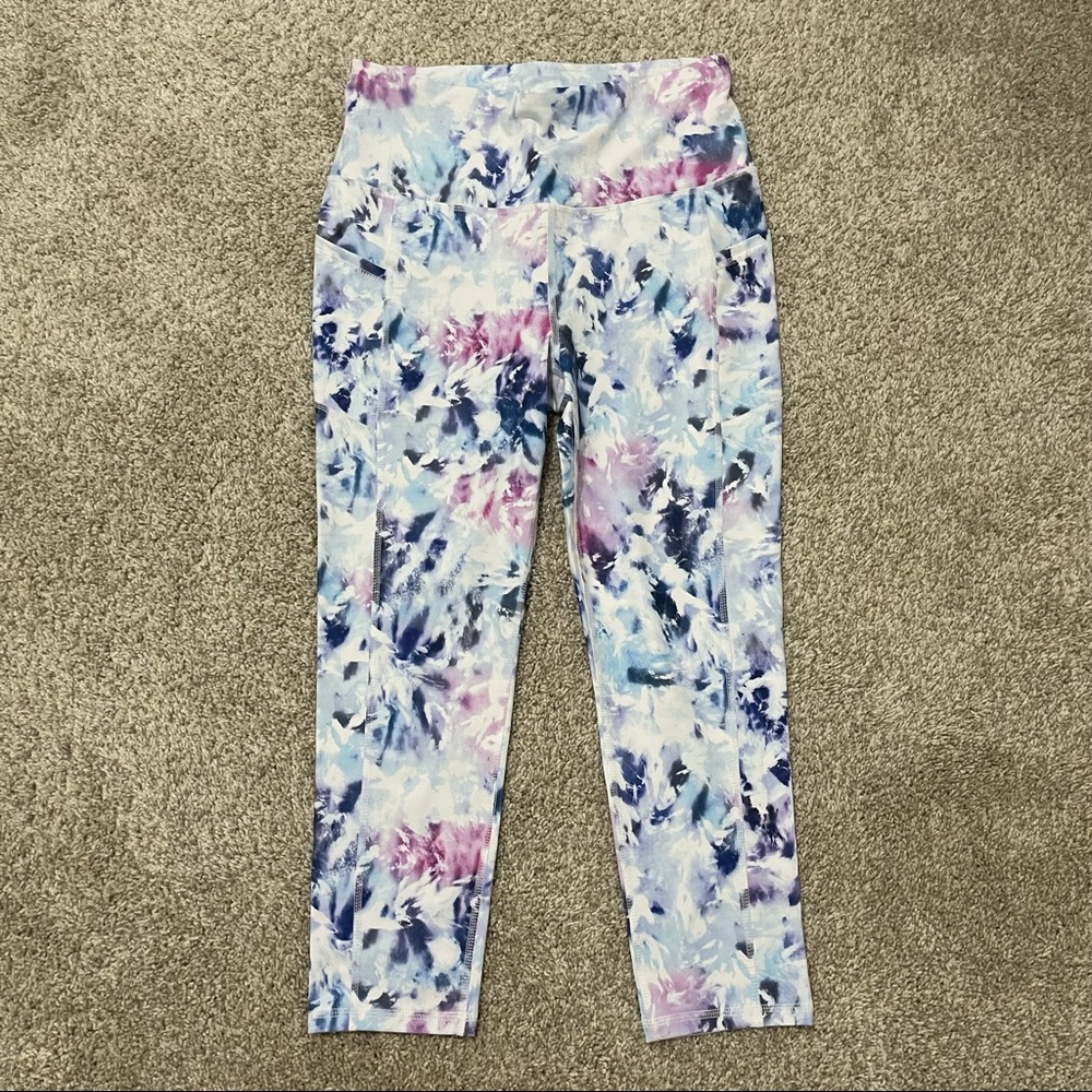 NWOT GAIAM Tie-dye Cropped Yoga Pants